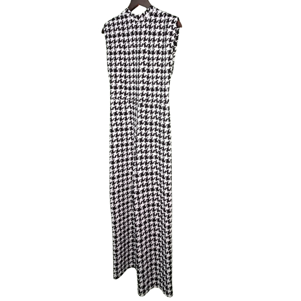 Stylish Black and White Jumpsuit, Small - Picture 5 of 10
